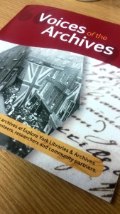 A sneak peek at our Voices of the Archives booklet!